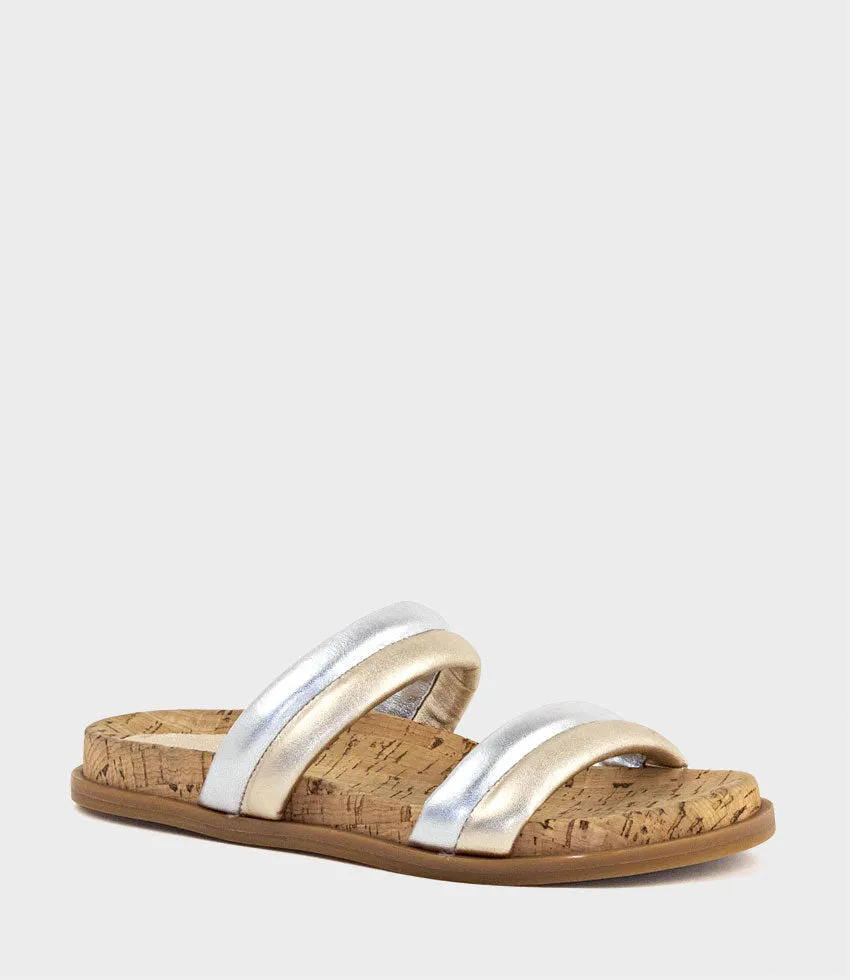 KINALA Two Strap Slide on Unit in Metallic Multi sold by Edward Meller product image thumbnail 2