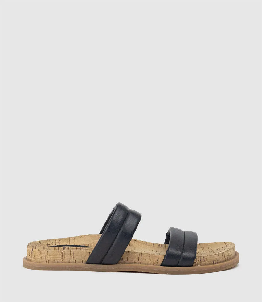 KINALA Two Strap Slide on Unit in Black sold by Edward Meller