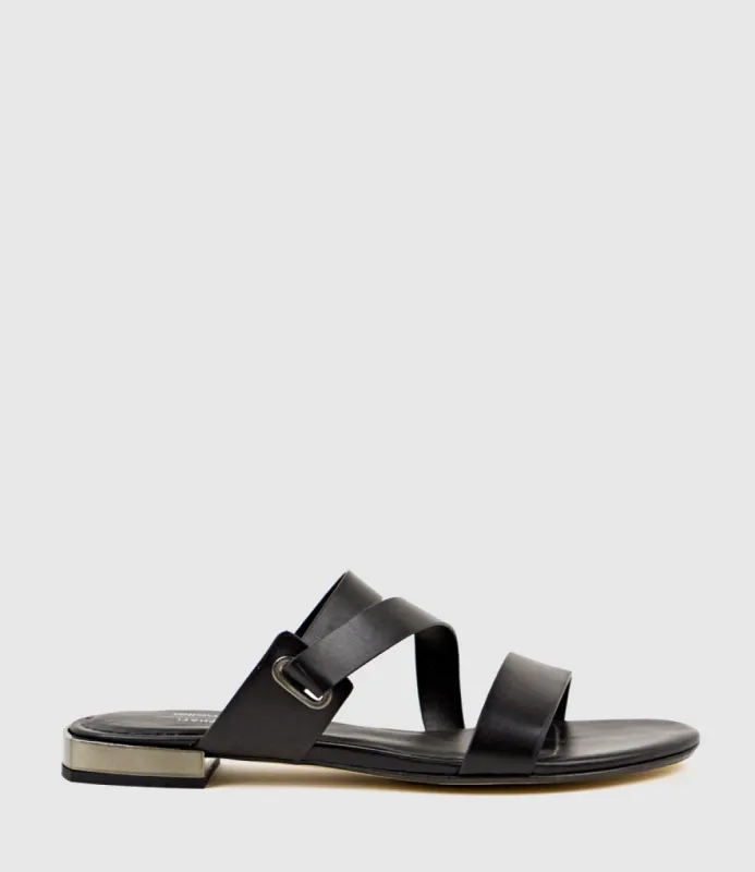 KLIM Flat Slide in Black sold by Edward Meller