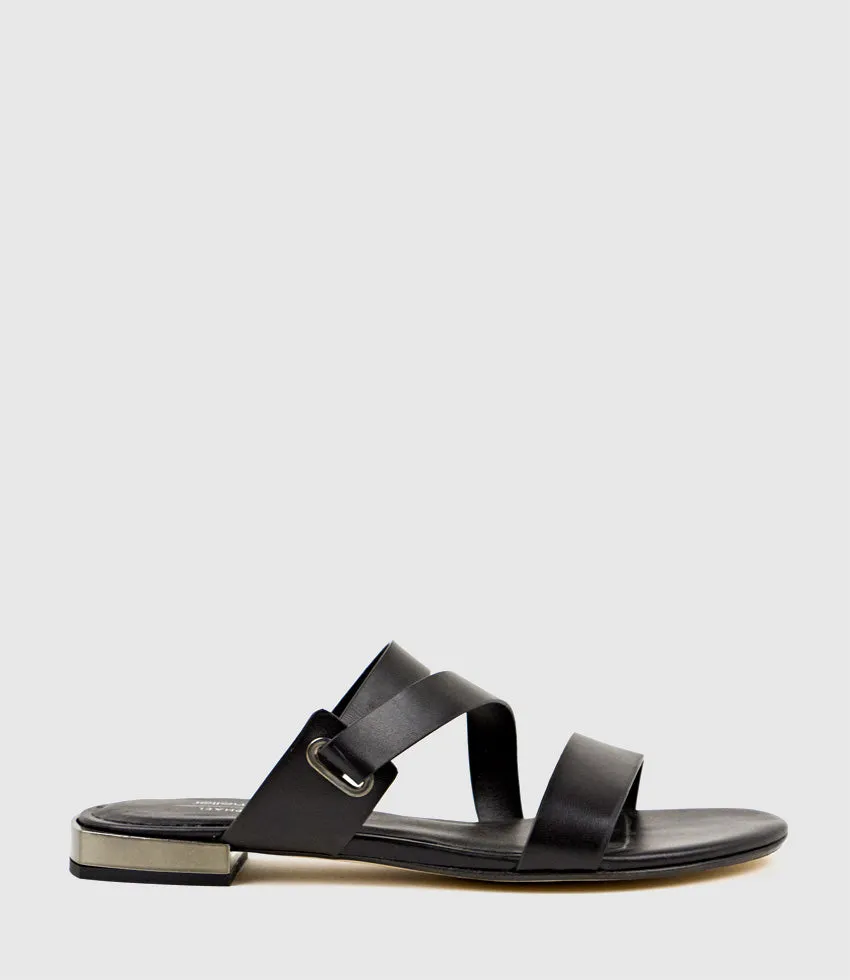 KLIM Flat Slide in Black sold by Edward Meller