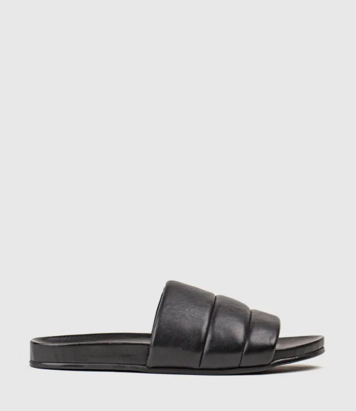 HENRY Padded Pool Slide in Black sold by Edward Meller