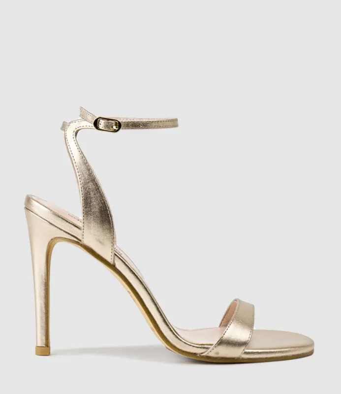 WISP100 Single Strap Sandal in Rosegold sold by Edward Meller