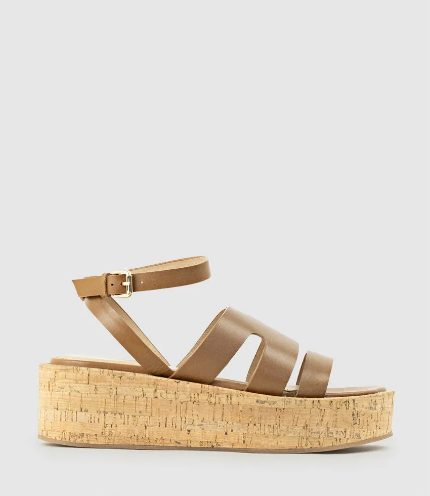 LEMUE H Front Sandal on Unit in Tan sold by Edward Meller