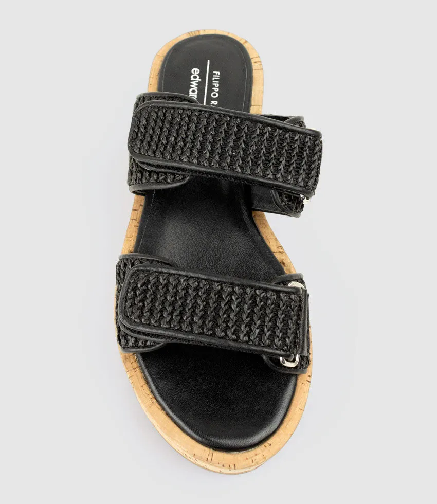 LYMERIC Two Strap Slide on Unit in Black sold by Edward Meller product image thumbnail 5