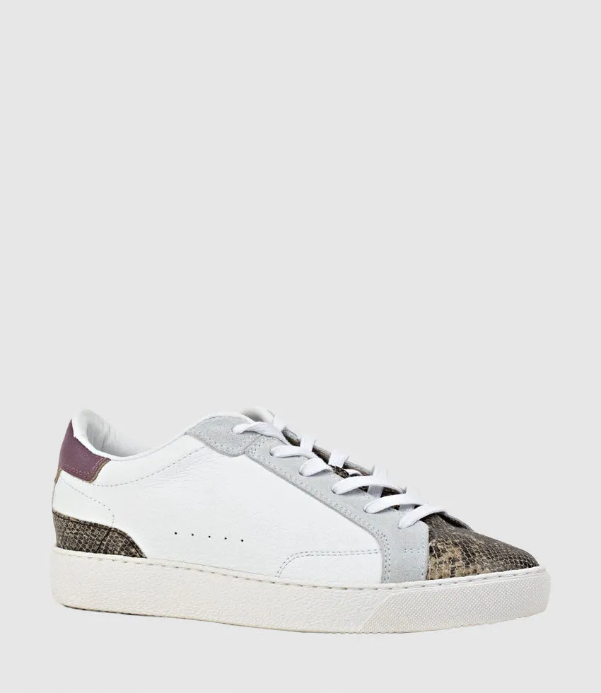 JOSETTE Sneaker with Accents in Snake Combo sold by Edward Meller product image thumbnail 2