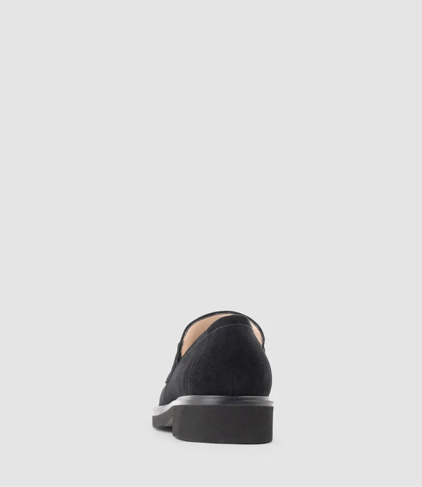 GYRO Loafer with Trim in Black Suede sold by Edward Meller product image thumbnail 3