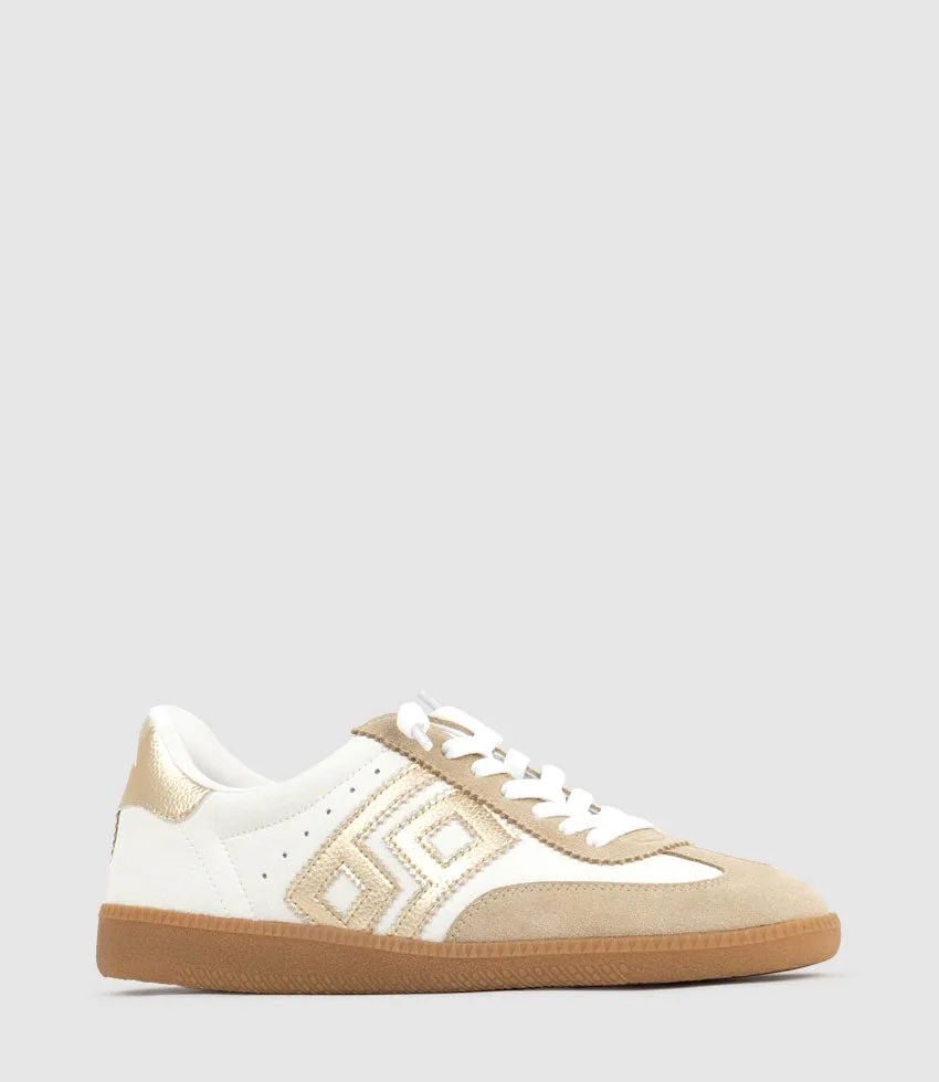 JESTER Sneaker in Beige Combo sold by Edward Meller