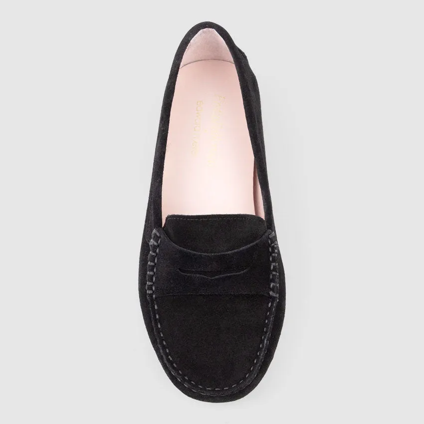GAMET Loafer with Stitching in Black Suede sold by Edward Meller product image thumbnail 4