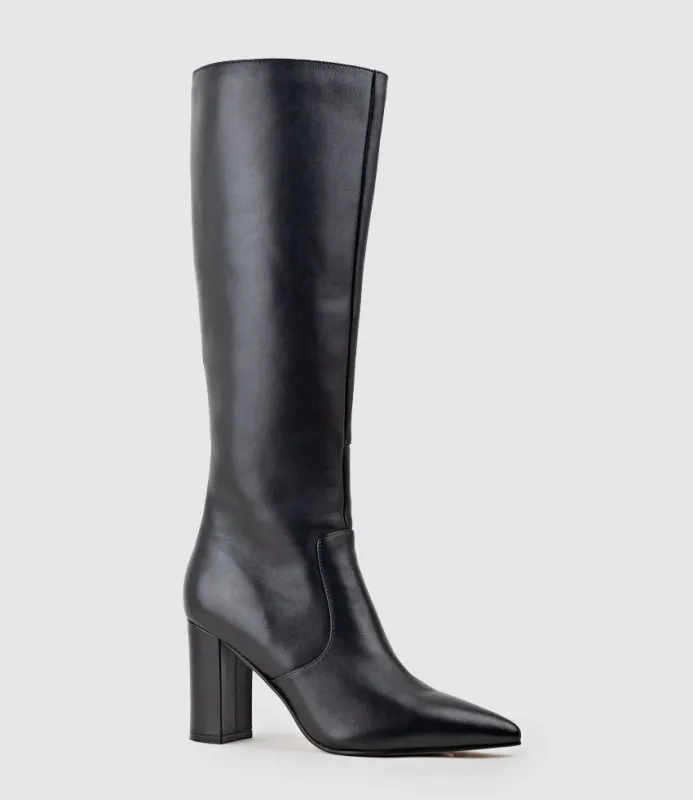 VAIN85 Knee High Boot in Black sold by Edward Meller