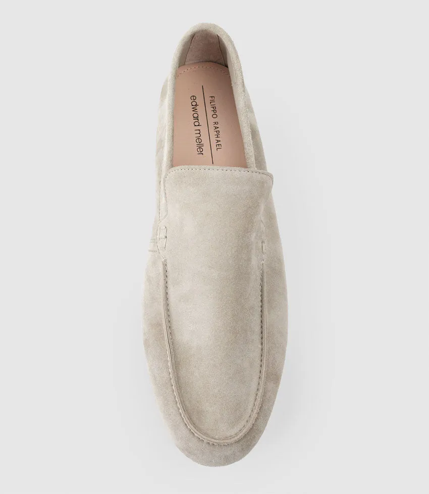 HALT Stitched Loafer in Ash Suede sold by Edward Meller product image thumbnail 4