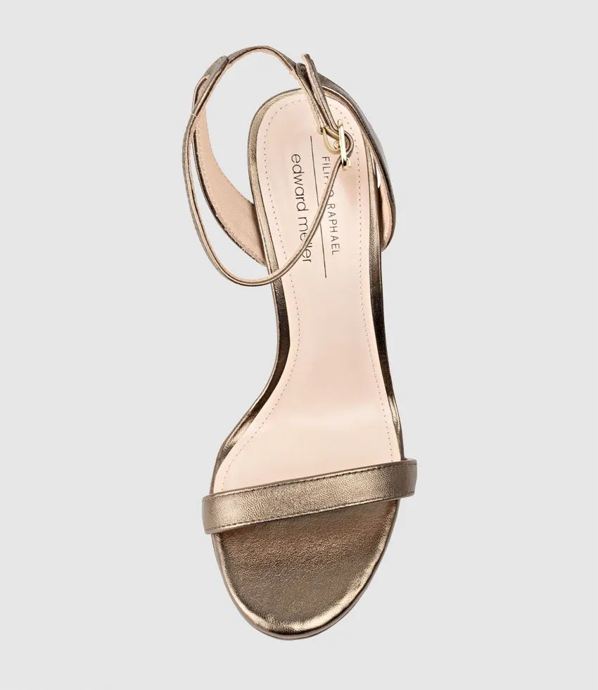 WHISPER110 Single Strap Platform Sandal in Bronze sold by Edward Meller product image thumbnail 4