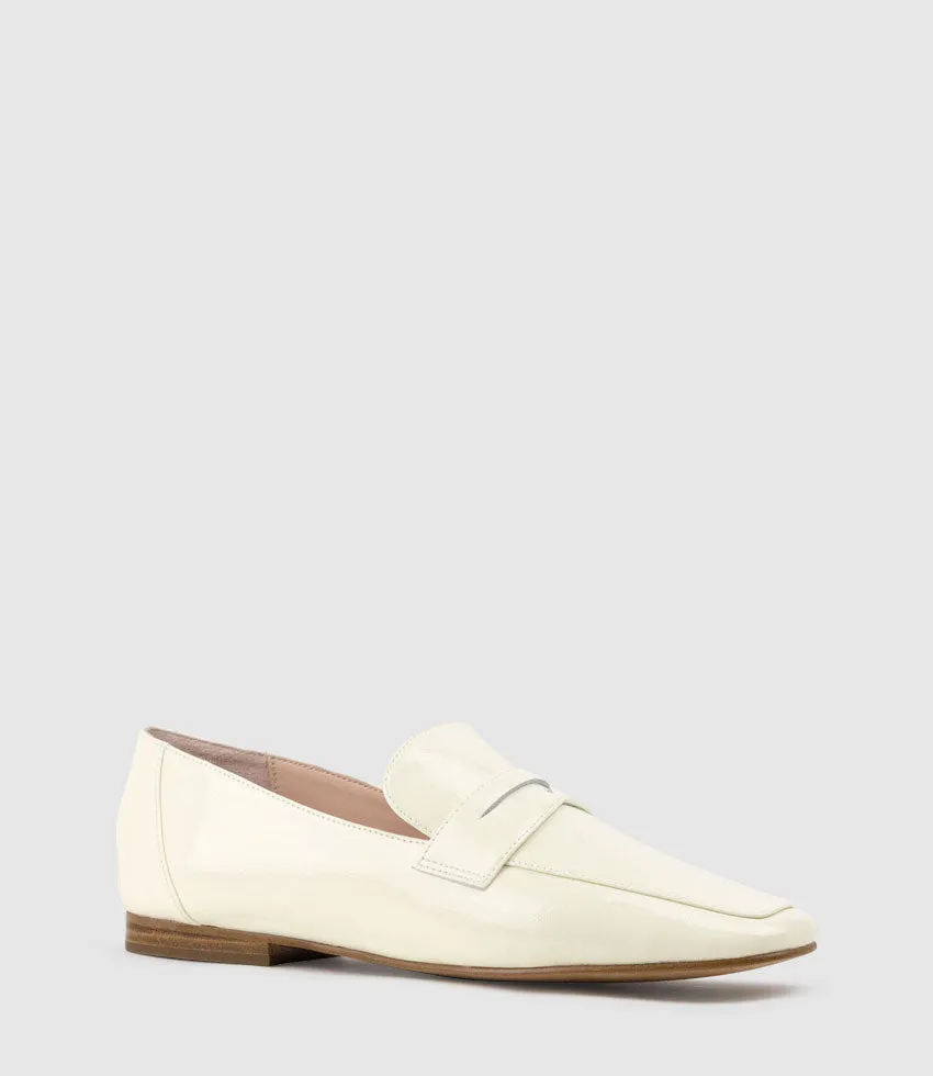 FAXON Loafer in Offwhite Crinkle Patent sold by Edward Meller product image thumbnail 2
