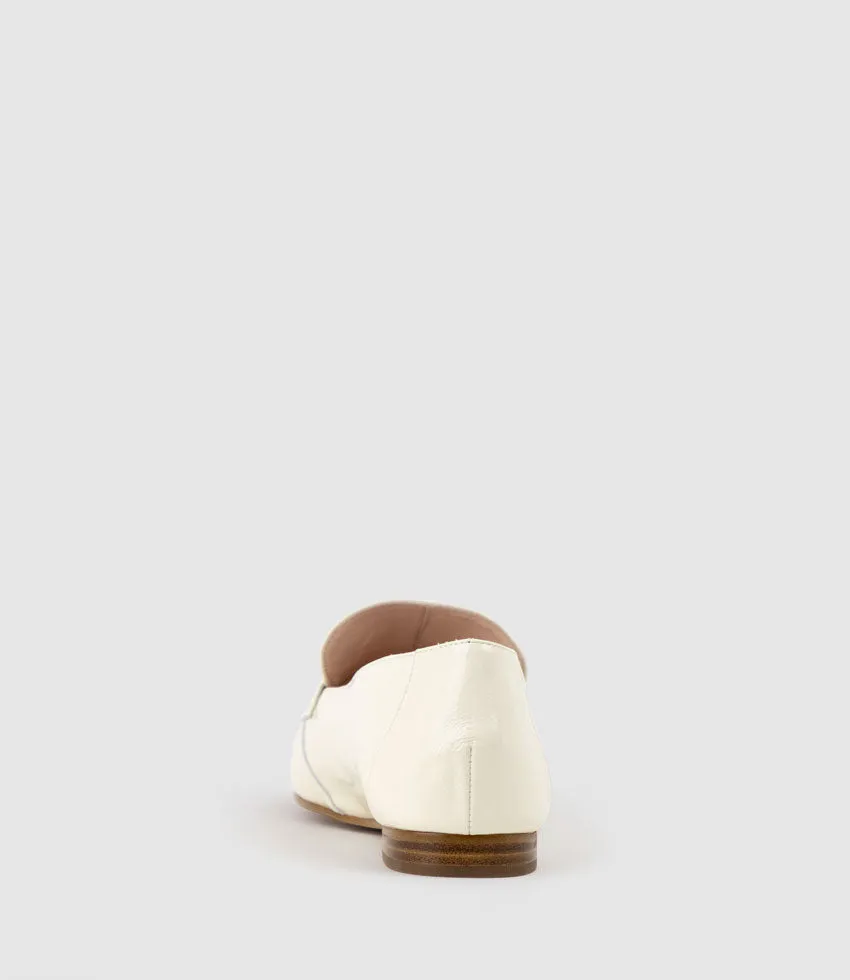 FAXON Loafer in Offwhite Crinkle Patent sold by Edward Meller product image thumbnail 3