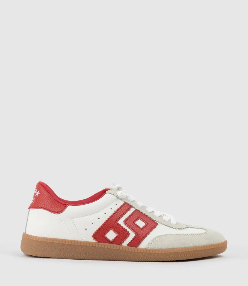 JESTER Sneaker in Red Combo sold by Edward Meller