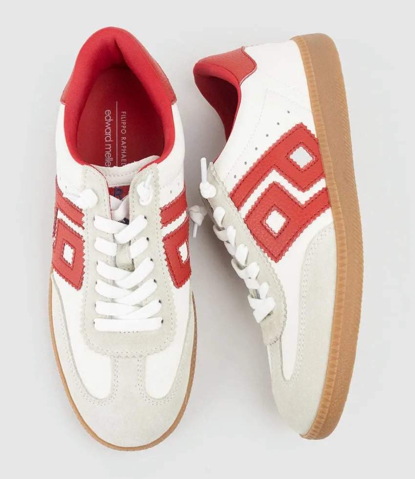 JESTER Sneaker in Red Combo sold by Edward Meller product image thumbnail 5