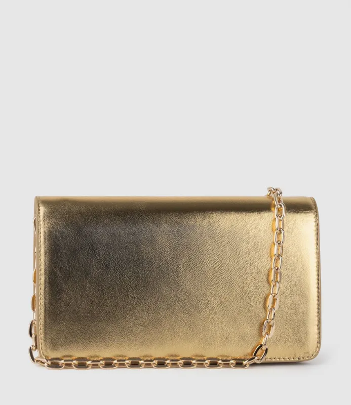 NYX Evening Bag in Aged Gold sold by Edward Meller