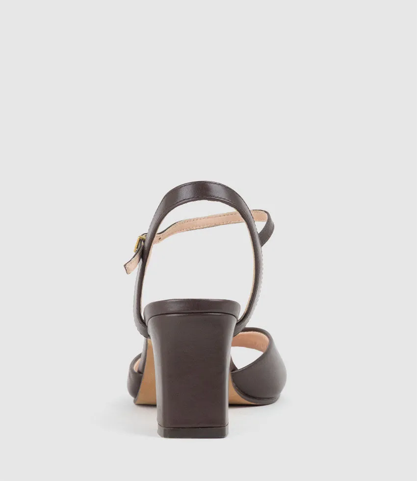 SETRA65 Sandal with Horsebit in Brown Calf sold by Edward Meller product image thumbnail 3
