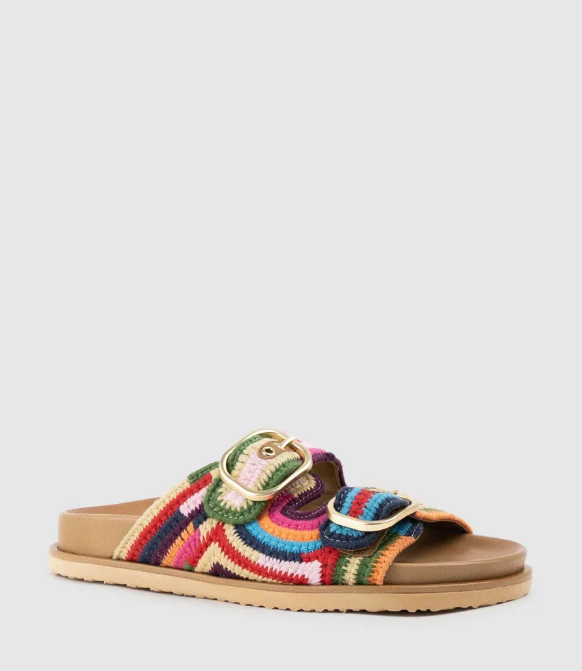 KROSS Woven Slide on Unit in Multicolour sold by Edward Meller product image thumbnail 2
