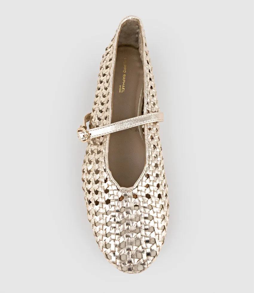 FALIN Woven Ballet in Gold sold by Edward Meller product image thumbnail 4