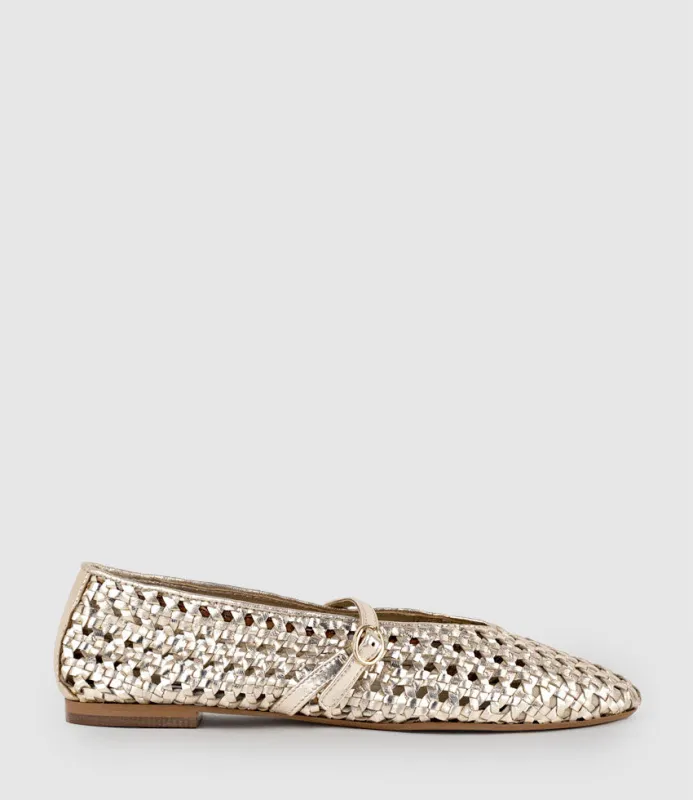 FALIN Woven Ballet in Gold sold by Edward Meller