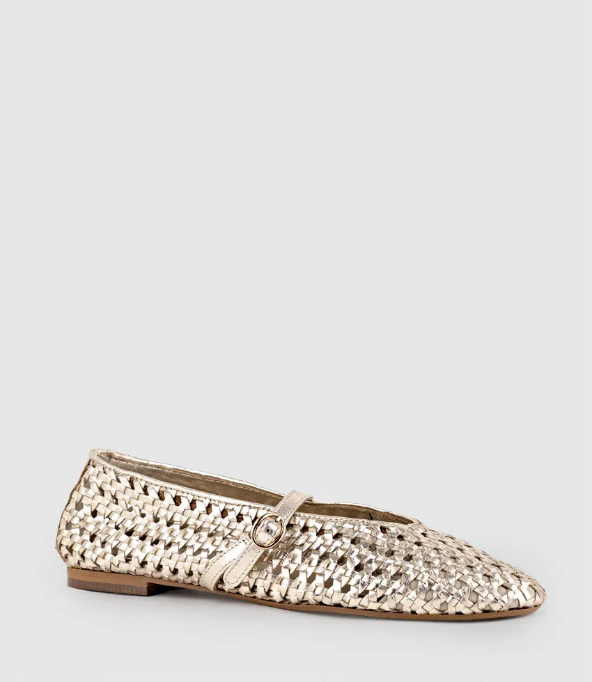 FALIN Woven Ballet in Gold sold by Edward Meller product image thumbnail 2