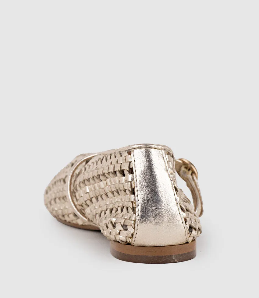 FALIN Woven Ballet in Gold sold by Edward Meller product image thumbnail 3