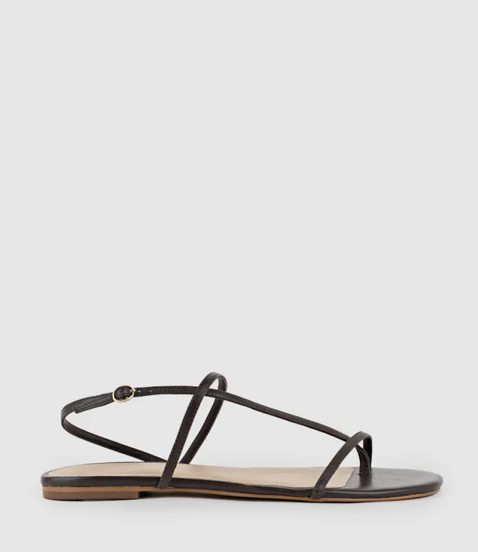 SETALLE Fine Strappy Sandal in Brown sold by Edward Meller