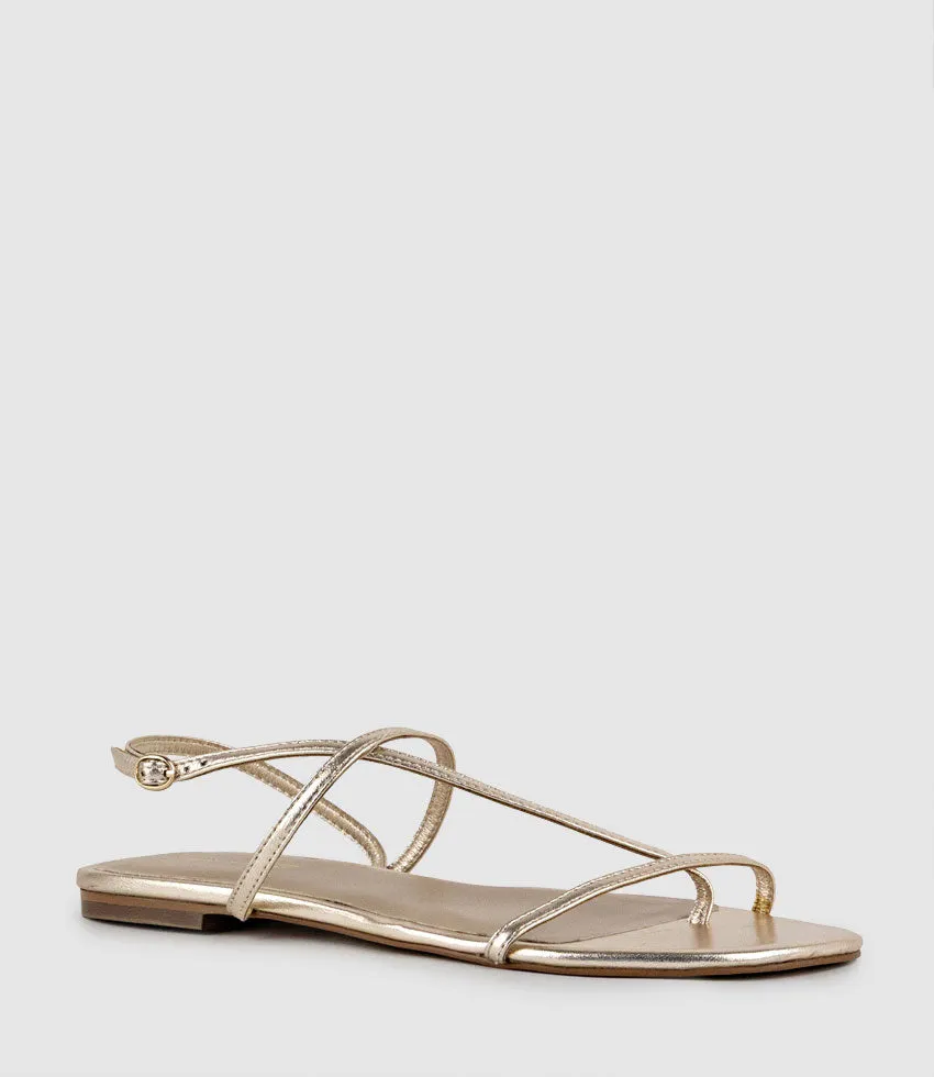SETALLE Fine Strappy Sandal in Platino sold by Edward Meller product image thumbnail 2