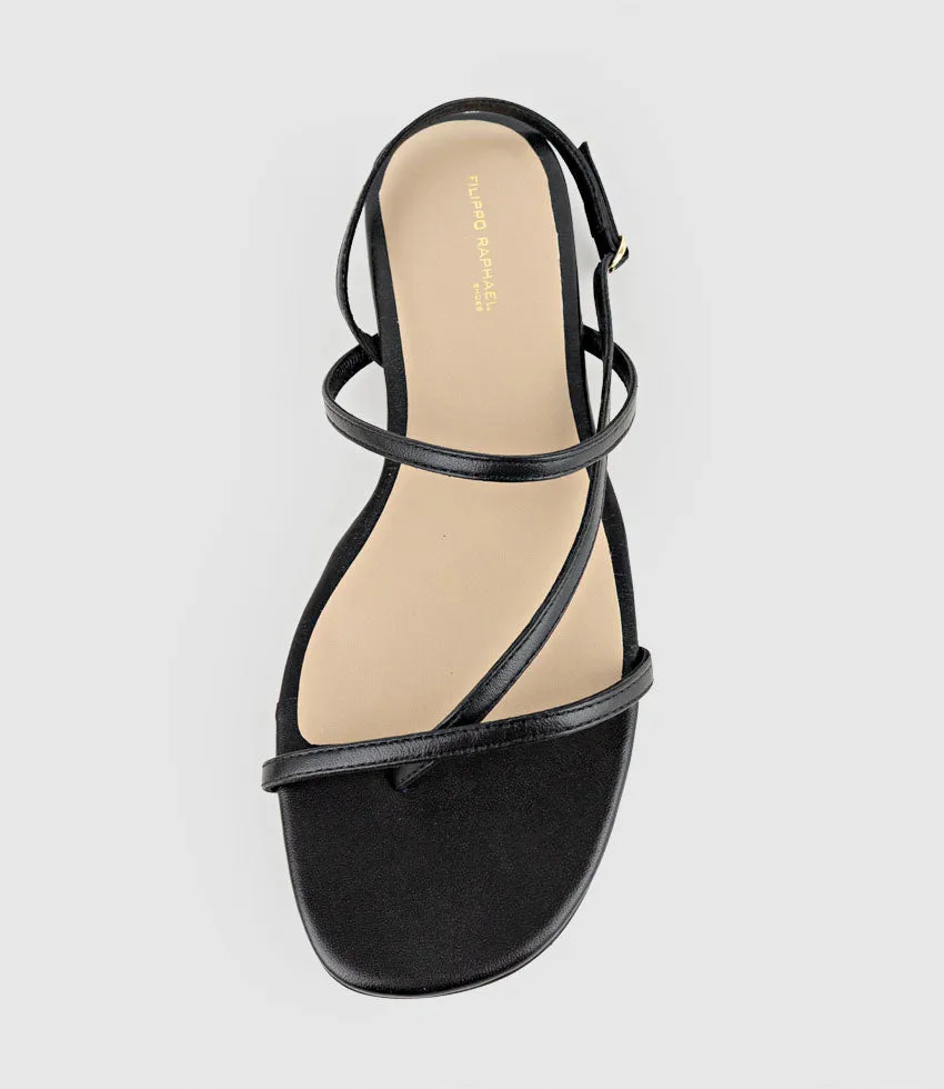 SETALLE Fine Strappy Sandal in Black sold by Edward Meller product image thumbnail 4