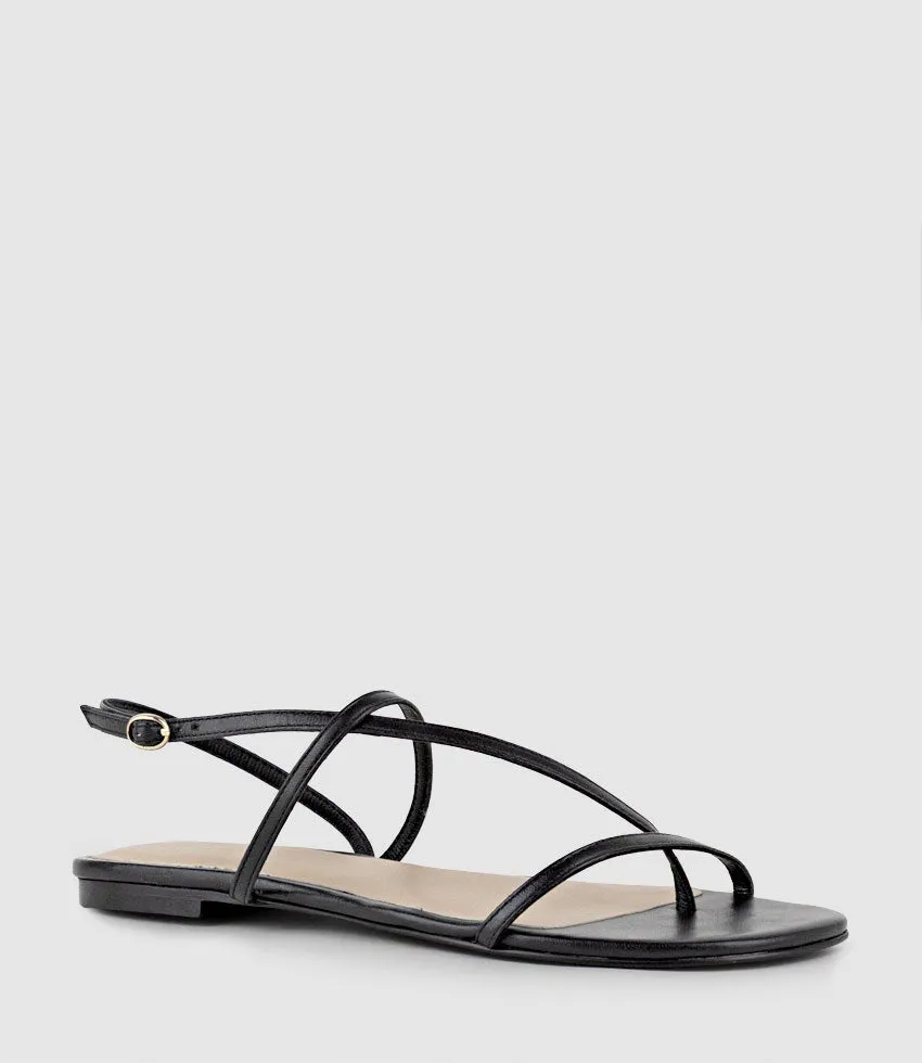 SETALLE Fine Strappy Sandal in Black sold by Edward Meller product image thumbnail 2