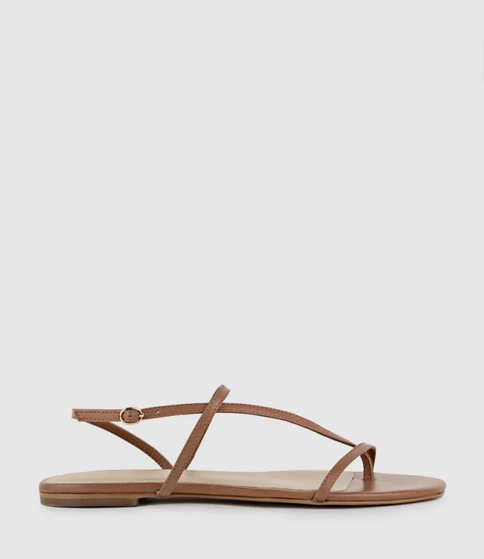 SETALLE Fine Strappy Sandal in Tan sold by Edward Meller