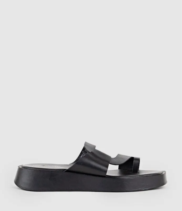 KRISS Asymmetrical Slide on Unit in Black sold by Edward Meller