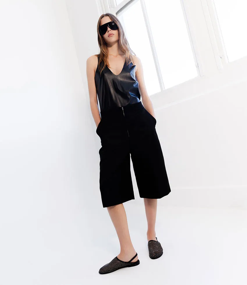 FERAH Mesh Flat with Back Strap in Black sold by Edward Meller product image thumbnail 2