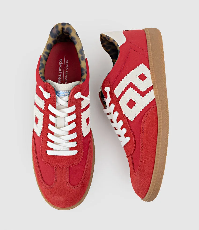 JESTER Sneaker in Solid Red Combo sold by Edward Meller product image thumbnail 4