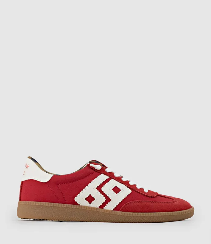 JESTER Sneaker in Solid Red Combo sold by Edward Meller