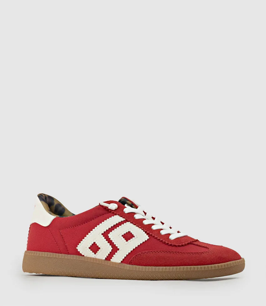 JESTER Sneaker in Solid Red Combo sold by Edward Meller product image thumbnail 2