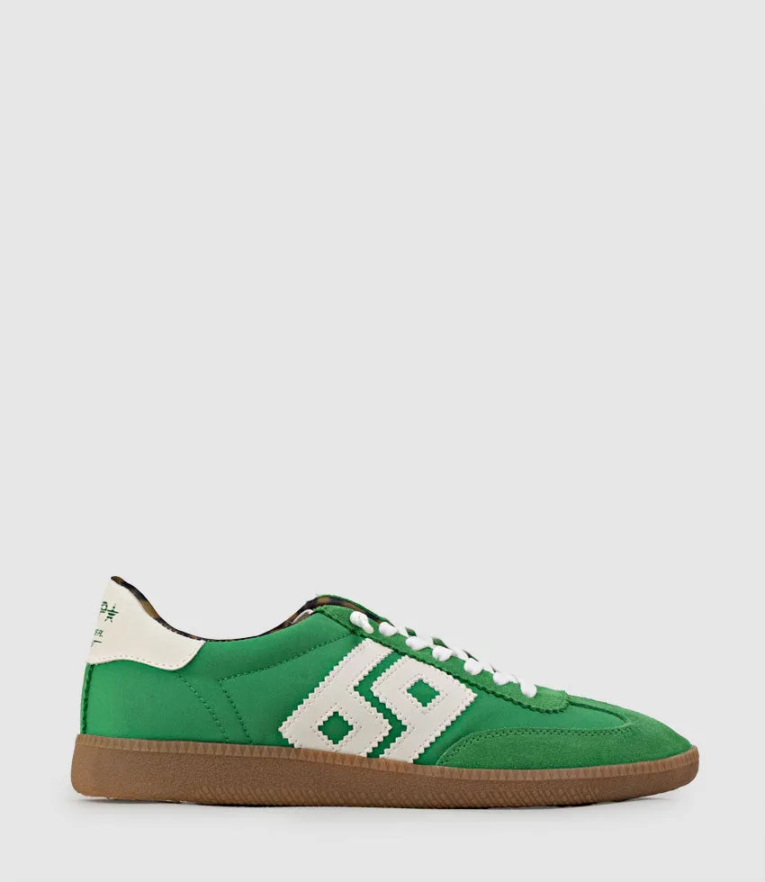 JESTER Sneaker in Solid Green Combo sold by Edward Meller