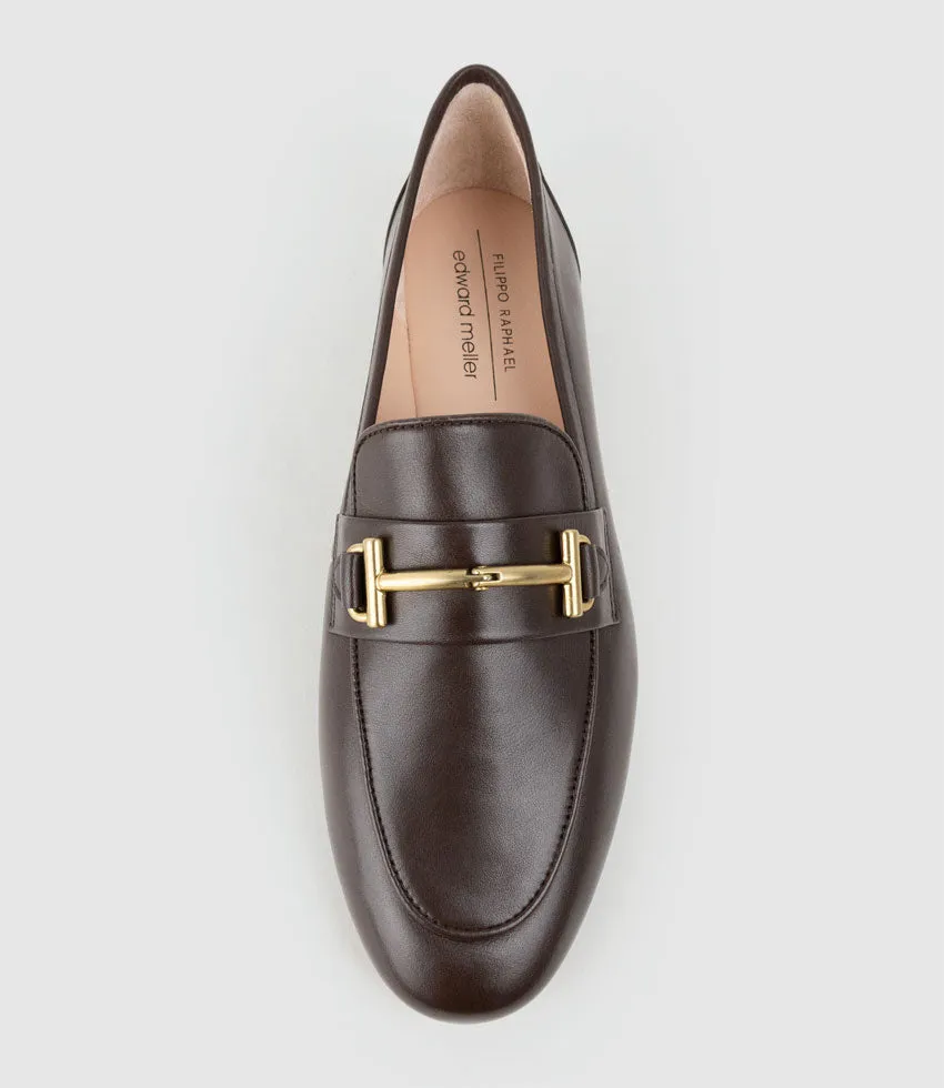 FRANCO Loafer in Chocolate Calf sold by Edward Meller product image thumbnail 4