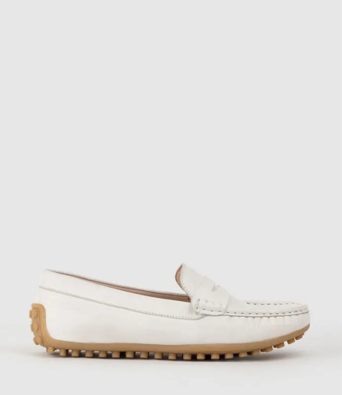GALLEY Moccasin in Offwhite Calf sold by Edward Meller