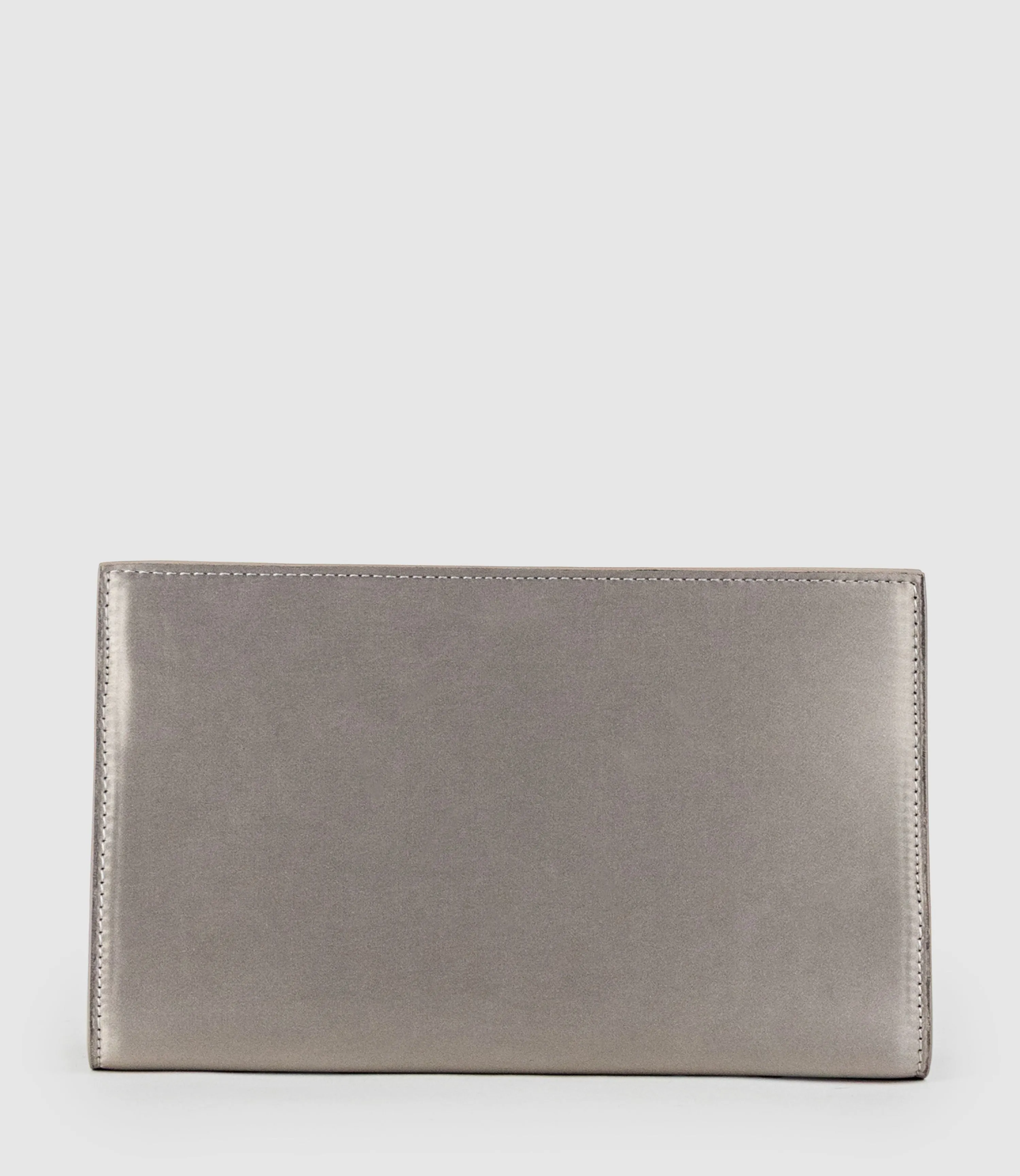 NAYLA Bag with Twist Hardware in Pewter Silk sold by Edward Meller product image thumbnail 3