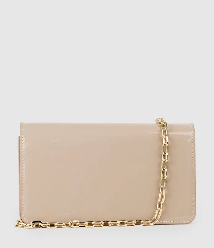 NYX Evening Bag in Blush Patent sold by Edward Meller