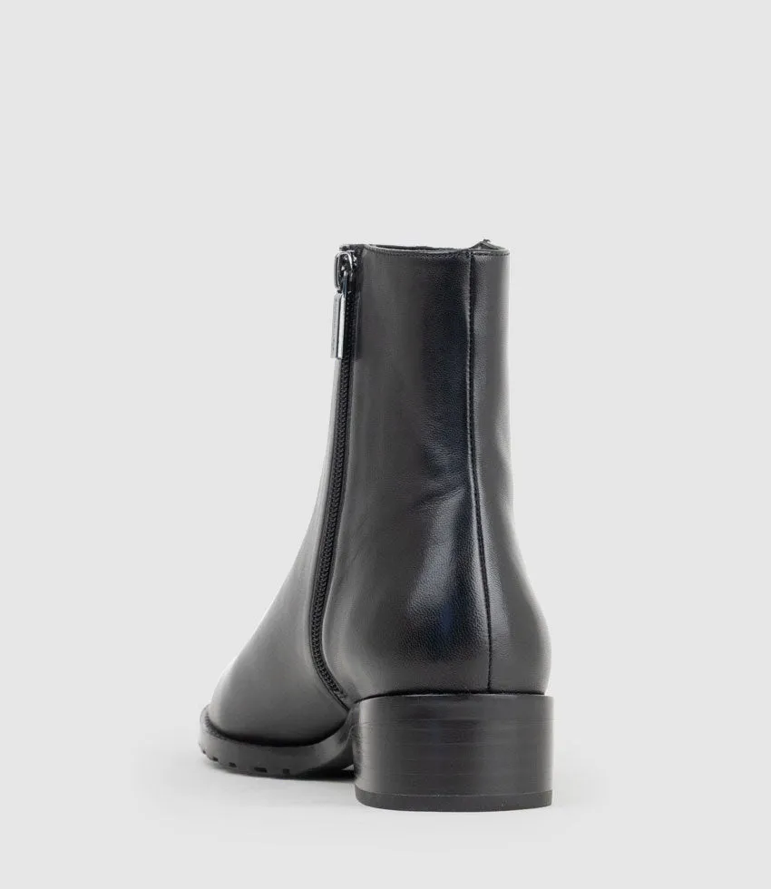 WARREN30 Ankle Boot in Black sold by Edward Meller product image thumbnail 3