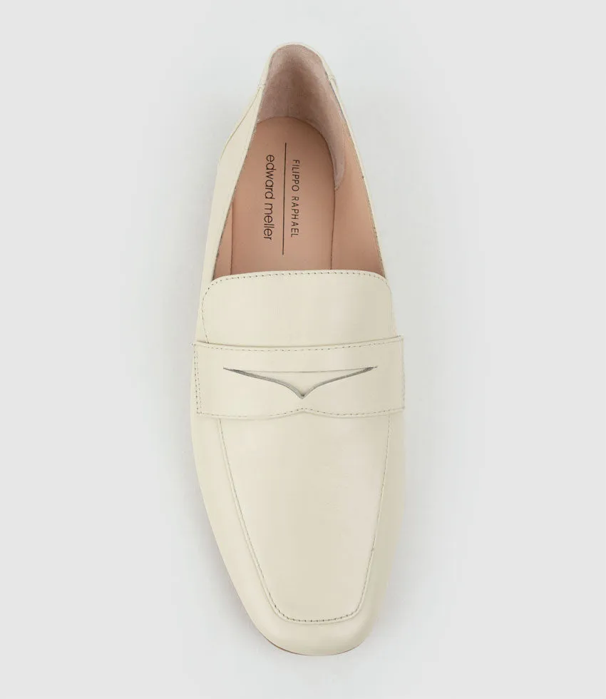 FAXON Loafer in Offwhite Calf sold by Edward Meller product image thumbnail 4
