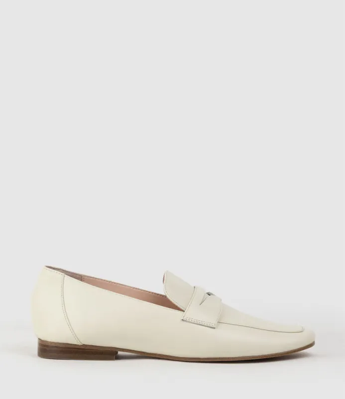 FAXON Loafer in Offwhite Calf made by Edward Meller