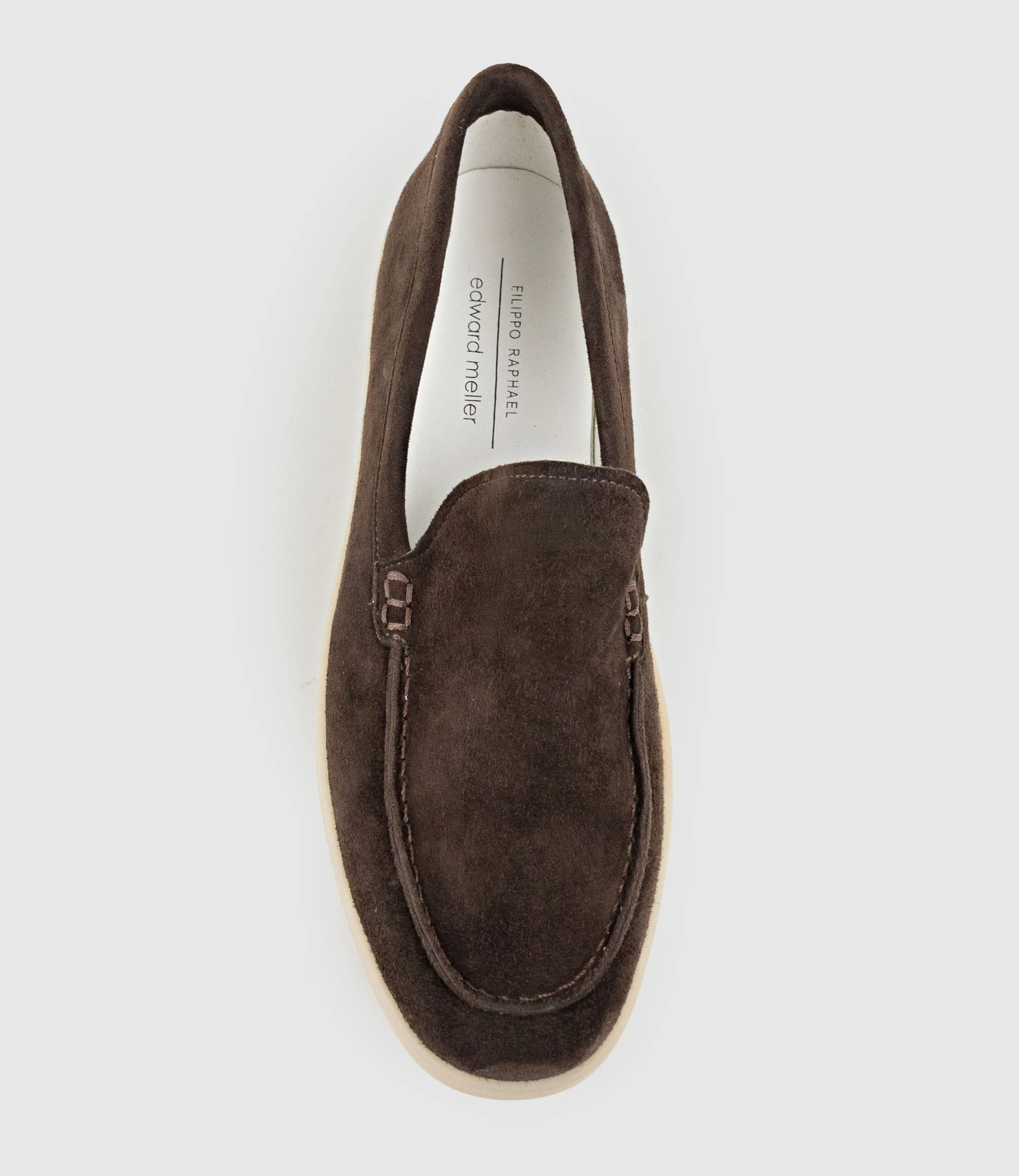 JAVA Slip On in Chocolate Suede sold by Edward Meller product image thumbnail 4