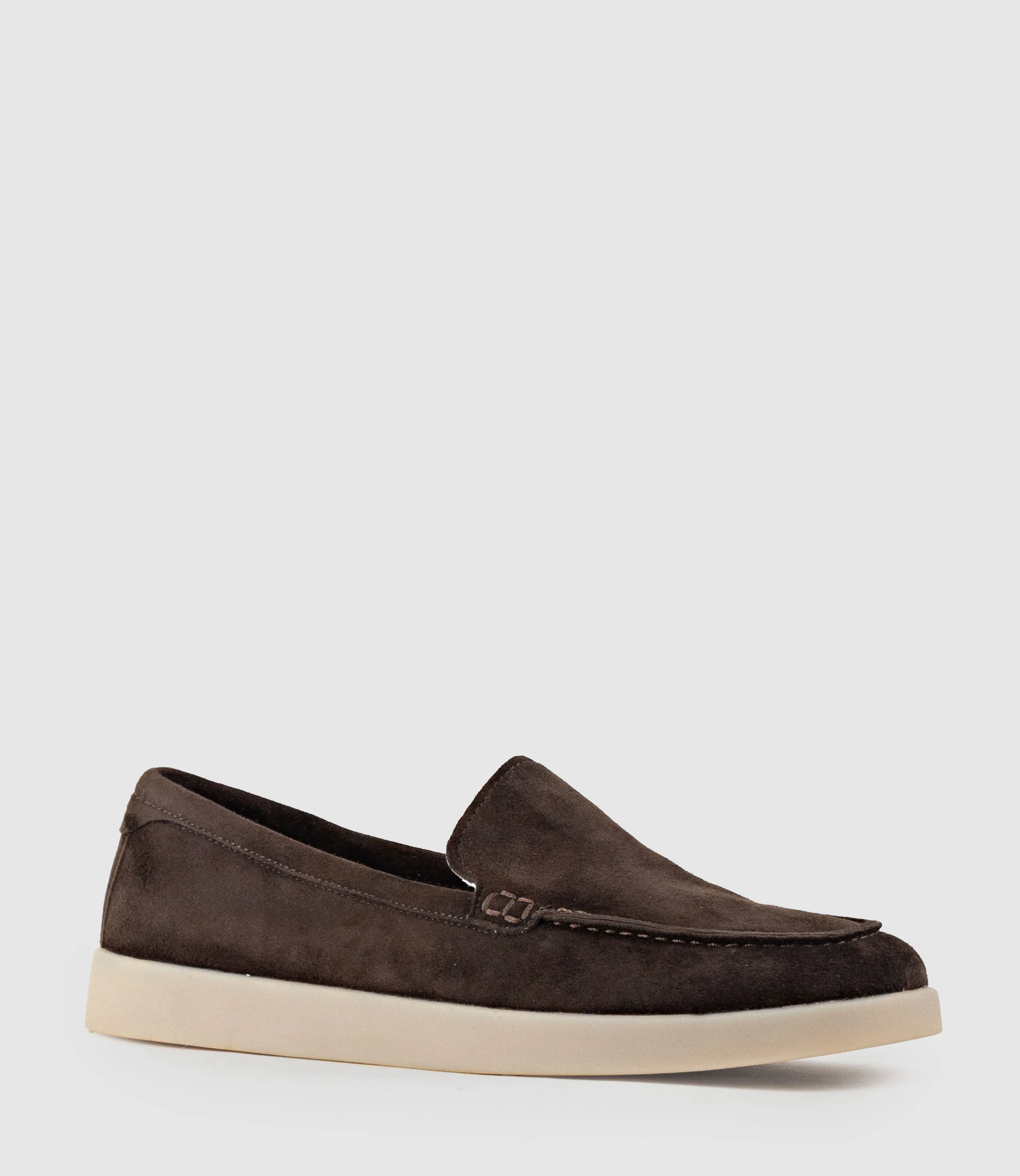 JAVA Slip On in Chocolate Suede sold by Edward Meller product image thumbnail 2
