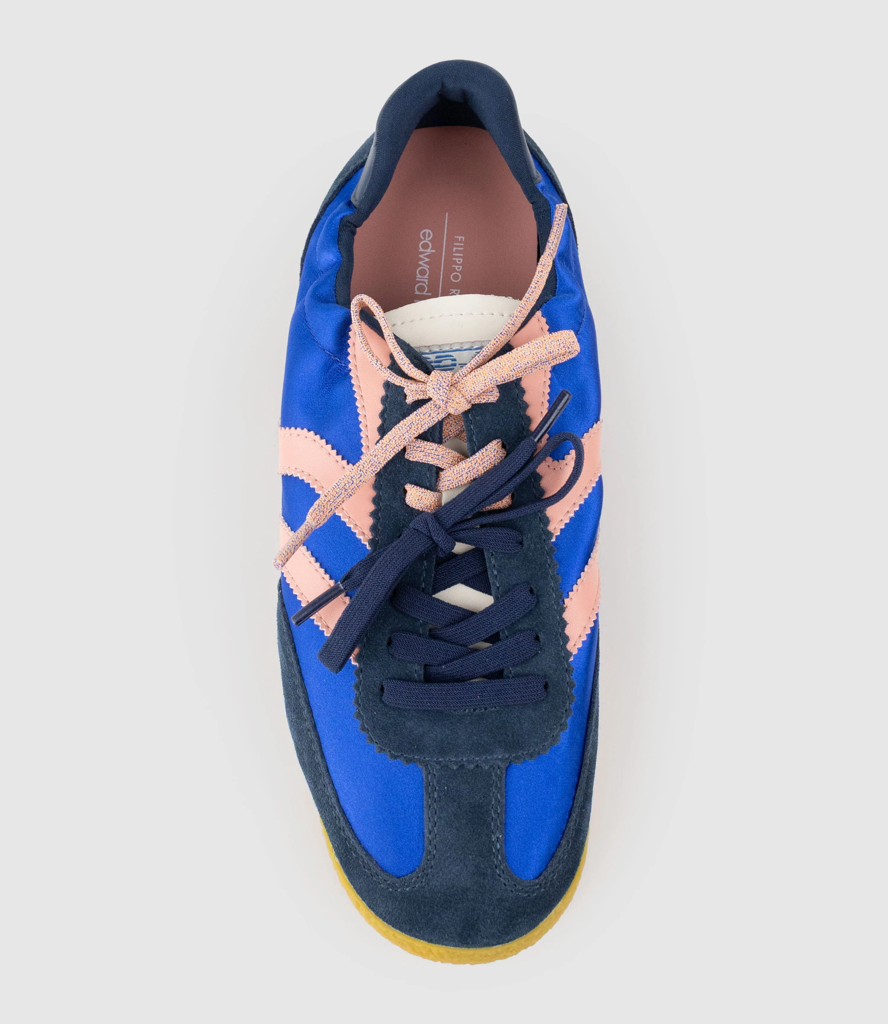 JOVIAL Elastic Sneaker in Blue Combo sold by Edward Meller product image thumbnail 5