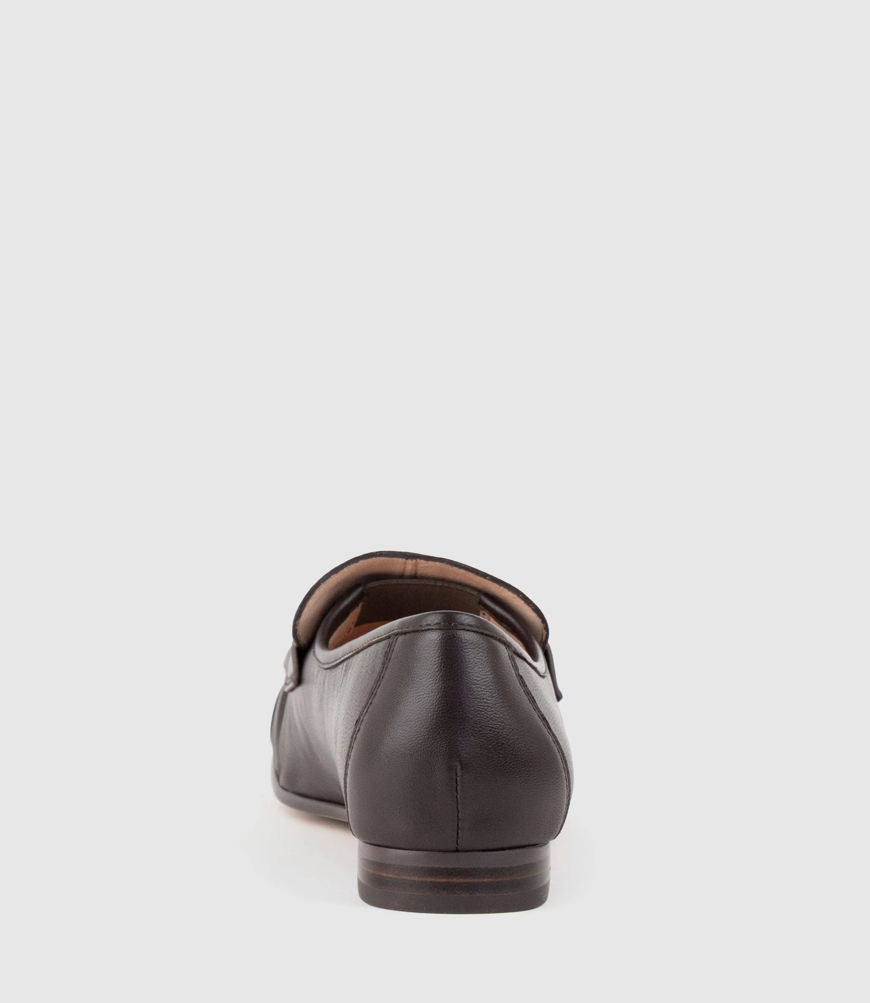 HYPER Ruched Moccasin in Chocolate sold by Edward Meller product image thumbnail 3