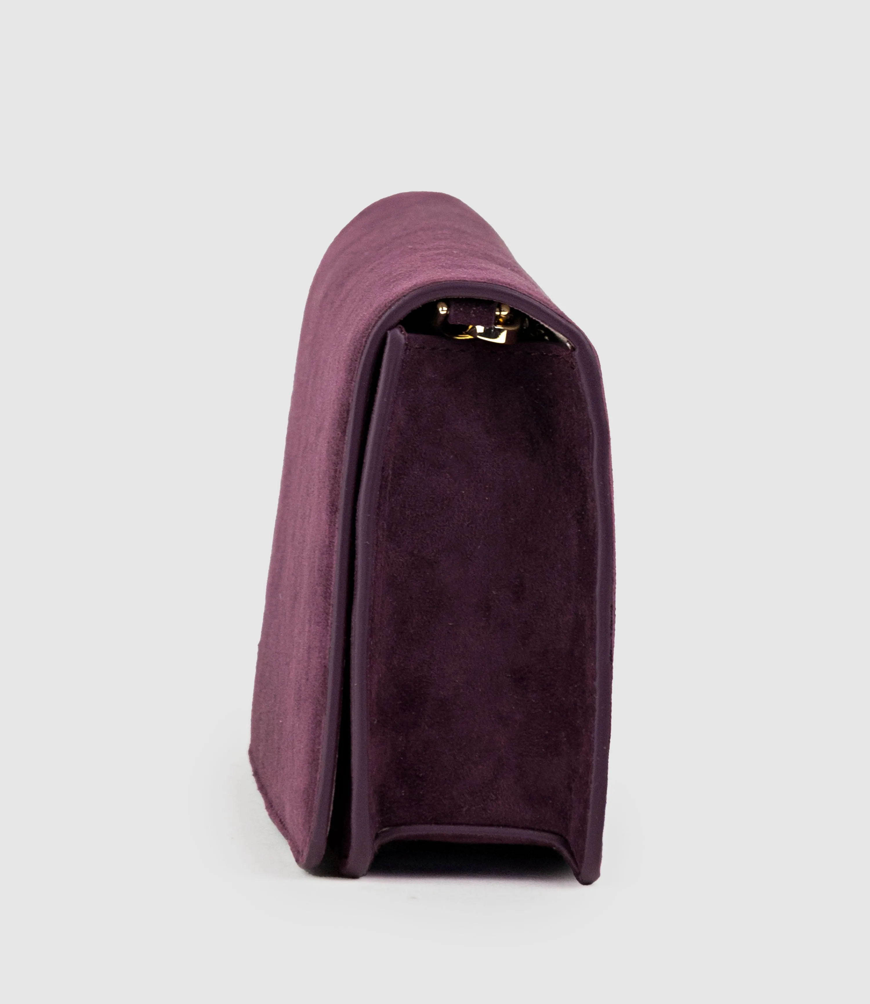 NYX Evening Bag in Eggplant Suede sold by Edward Meller product image thumbnail 4