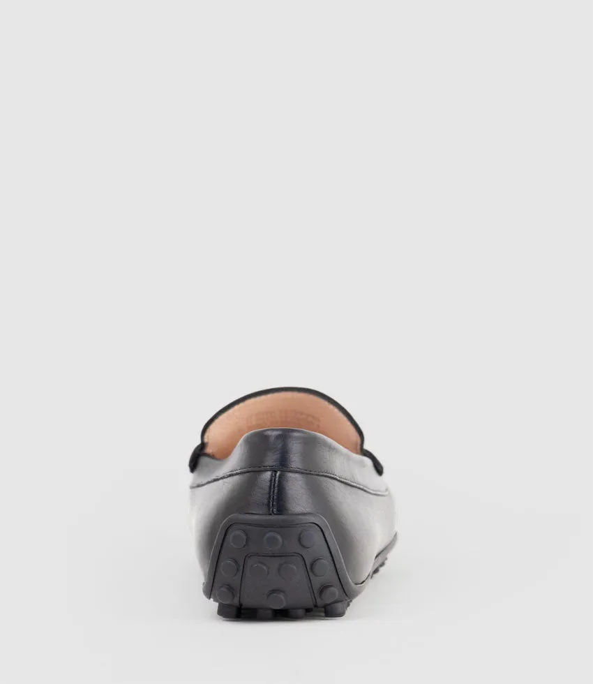 GALLEY Moccasin in Black Calf sold by Edward Meller product image thumbnail 3